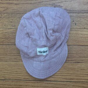 Caribou 100% Linen Baby Hat, Size L, Lilac